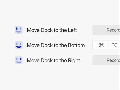 DockMover - Options app app design design dock icon mac macos ui