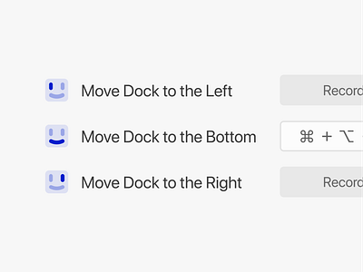 DockMover - Options