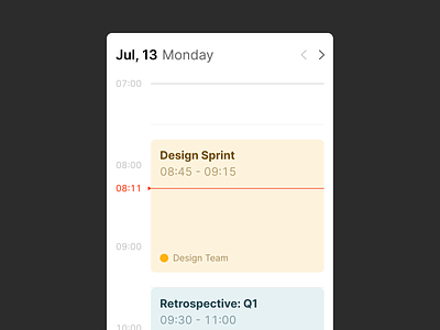 Roomie - Calendar app app design design mac macos meeting meeting app schedule timeline ui
