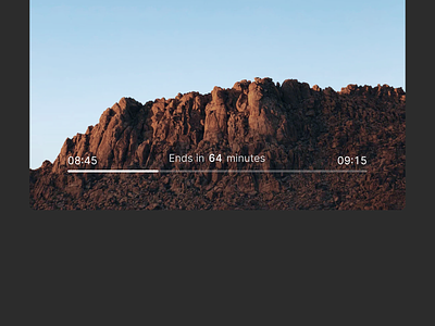 Roomie - Time remaining app app design design mac macos meeting meeting app schedule timeline ui