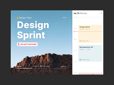Roomie - Design review in progress app app design design mac macos meeting meeting app schedule timeline ui