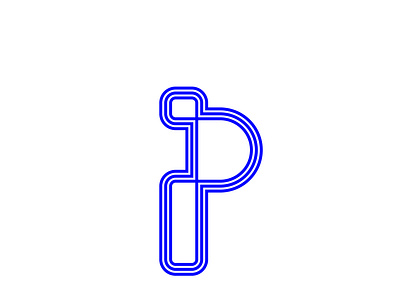 Letter I + P logo branding graphic design logo