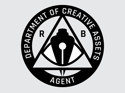 DCA Logo black and white illustrator logo