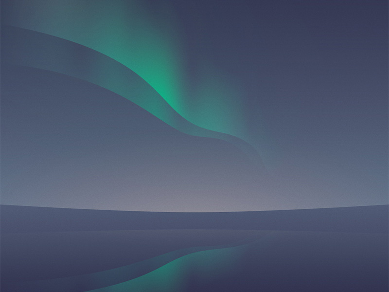 Northern Lights northern lights polar reflex relaxing minimal landscape sea gradients