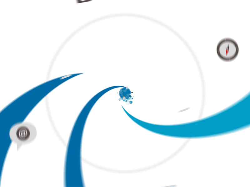 2C Logo Animation after effects animated animation enter gif logo paper vortex world