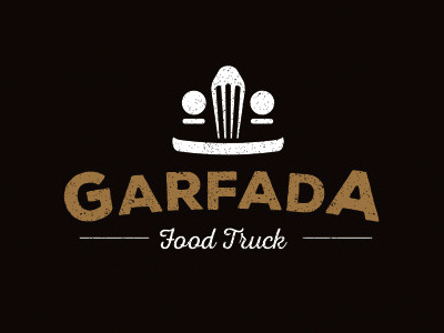 Garfada Food Truck brand food fork garfo logo truck