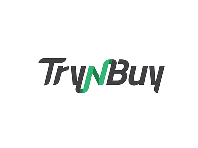 TryNBuy brand buy e commerce gadget logo mark try