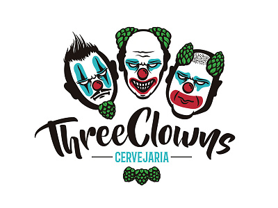 Three Clown Beer Logo