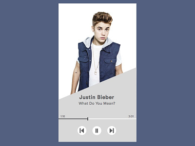 Daily UI #009 : Music Player 009 app design music player user interface design