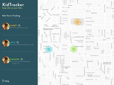 Daily UI #020 : Location Tracker