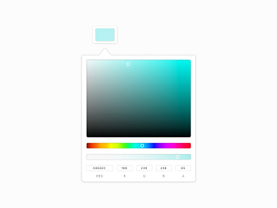 Daily UI #060 : Color picker color simple ui