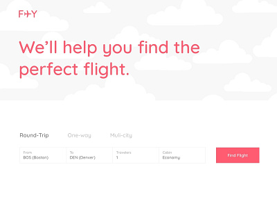 Daily UI #068 : Flight Search daily ui design flights interface design light minimal search simple