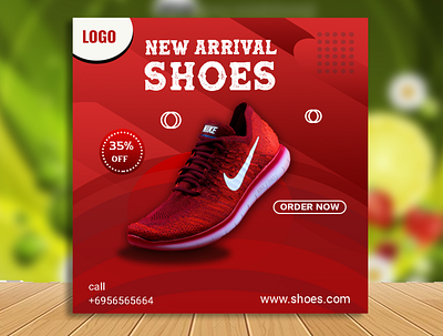 Social post Shoes deisn graphic design