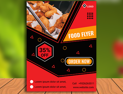 Food flyer design branding design graphic design illustration logo typography