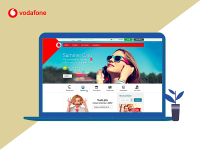 Vodafone Italia - Portale Consumer adobe flows invisionapp sketch ui user experience user interface ux ux research