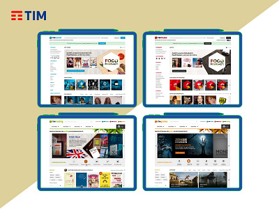 TIM Italia - TIM Entertainment adobe design flows invisionapp sketch ui user experience user interface ux