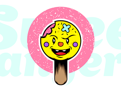 Sweet anger art candy character drawing illustration sweet