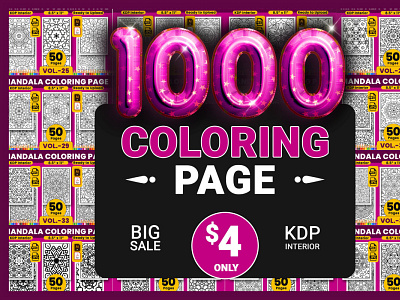 Coloring Pages Mega Bundle