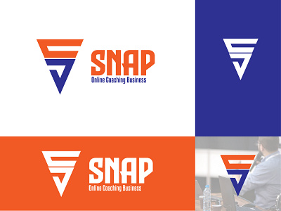 Snap logo design concept,
Snap is an online coaching business.
