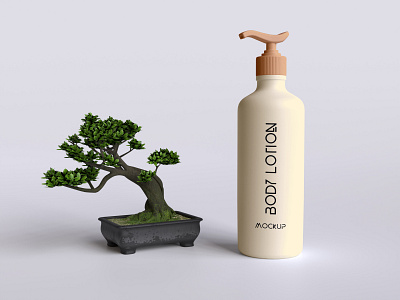 Body lotion body body lotion lotion mockup tufayel himu