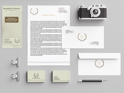 Corporate identity for a law firm.