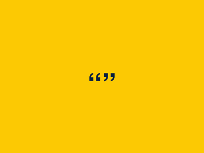 Quote minimal quote rebound simple yellow