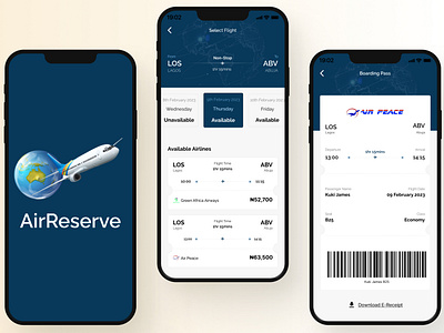 AirReserve - A flight Booking App