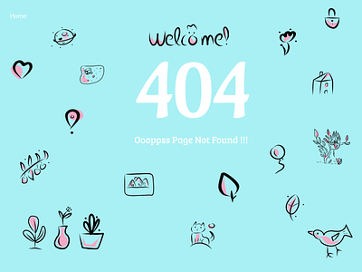 404 Page Not Found Error 404 daily ui design illustration page not found error ui ux vector website