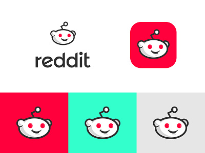 Reddit logo experiment logo rebrand reddit redesign