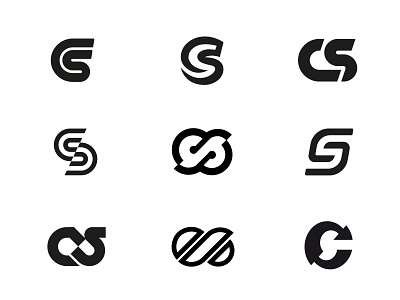 Cycle Superstore initial monogram concepts branding c cs cycle superstore cycling dynamic icon letters logo logo design logodesign logotype mongram monogram letter mark rebrand s