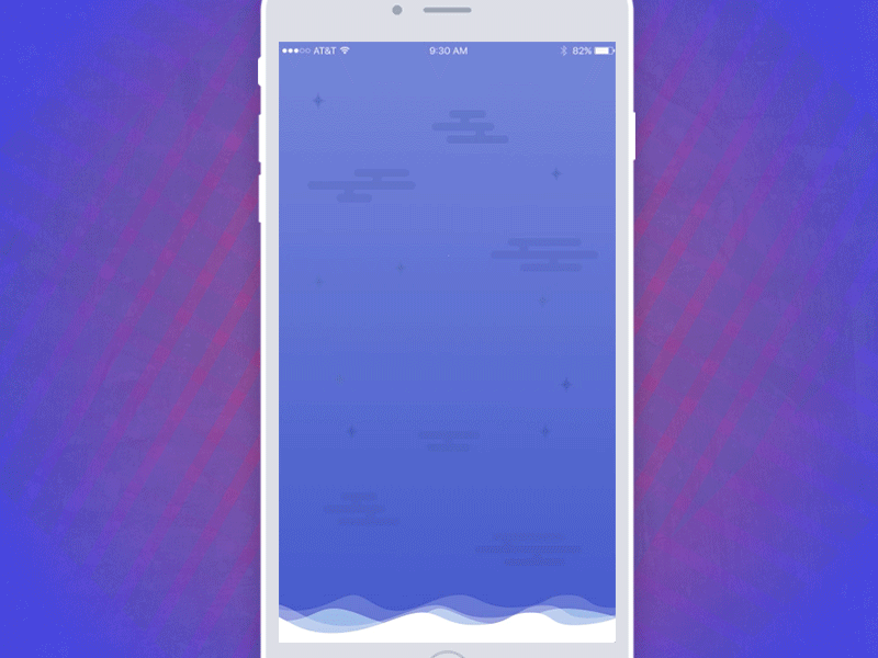 Loading State of App - Messing Around w/ Principle animation app application concept motion principle principle for mac ui user experience user interface