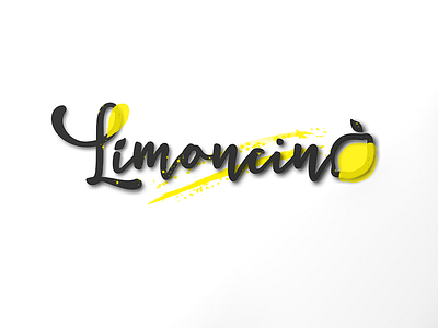 Limoncino Logo 3d c4d cinema4d citrus lemon logo yellow