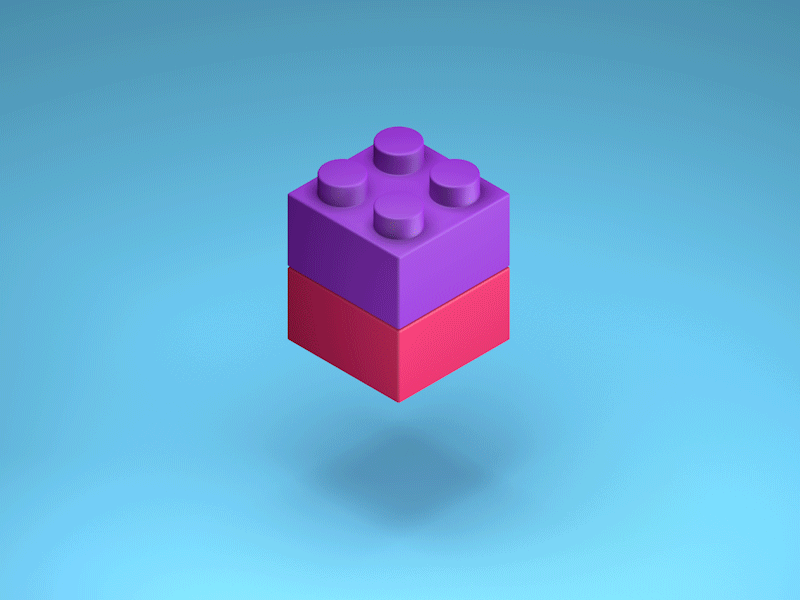 Lego Bricks animation c4d cinema4d gif lego morph motion