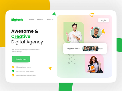 Digital Agency Landing Page