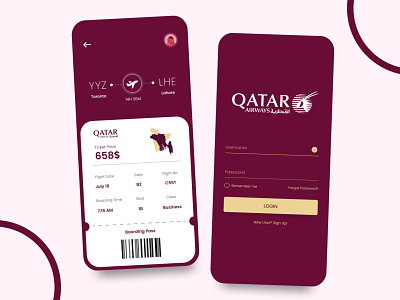 Qatar Airways Ticketing App