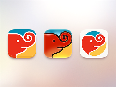 Different Effects For Icon app effect elephant gui icon logo meiliwan ui
