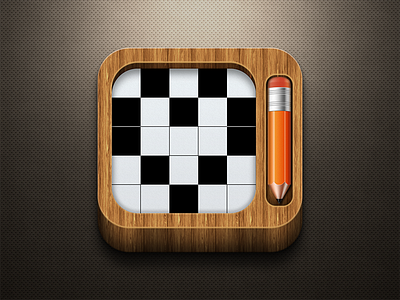 Crossword crossword icon pencil puzzle wood