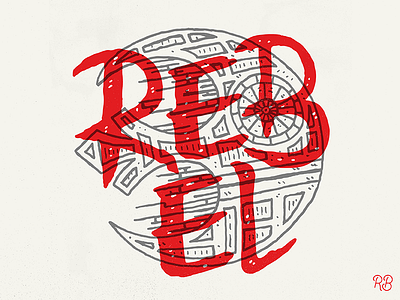 It's a rebellion isn't it? design drawn grunge hand drawn illustration lettering rebel rebellion star wars texture type typography