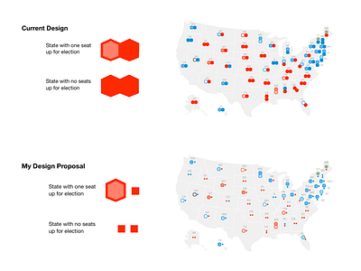 FiveThirtyEight's Election Forecast Map Redesign (Full Version) data vis data visualization data viz design elections fivethirtyeight maps politics ux web