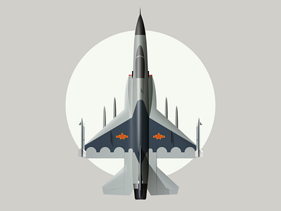 FC-1 枭龙战机 aircraft airplane branding combat aircrafts design icon illustration logo plane ui