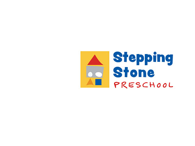 Logo design for Stepping Stone Preschool design illustration logo