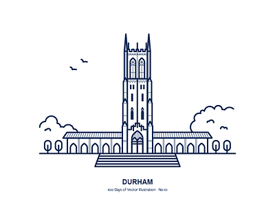 100 Days of Vector Illustration No.10 - Durham