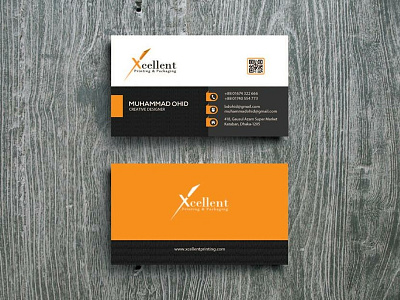 Modern Corporate Business Card Design branding business card graphic design logo