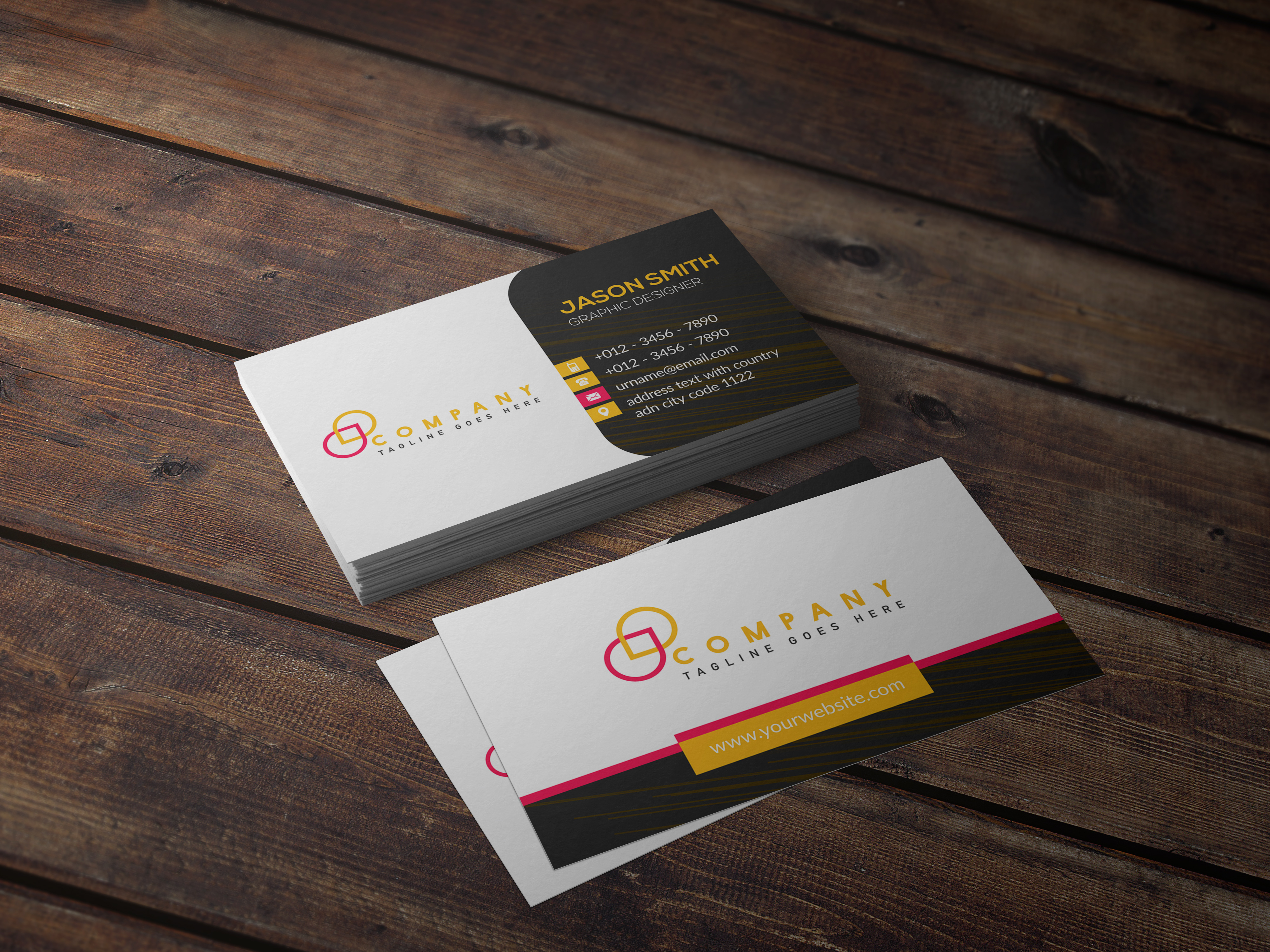 blank visiting card design psd