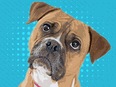 Funny Dog Canvas Custom Canvas Pop Art