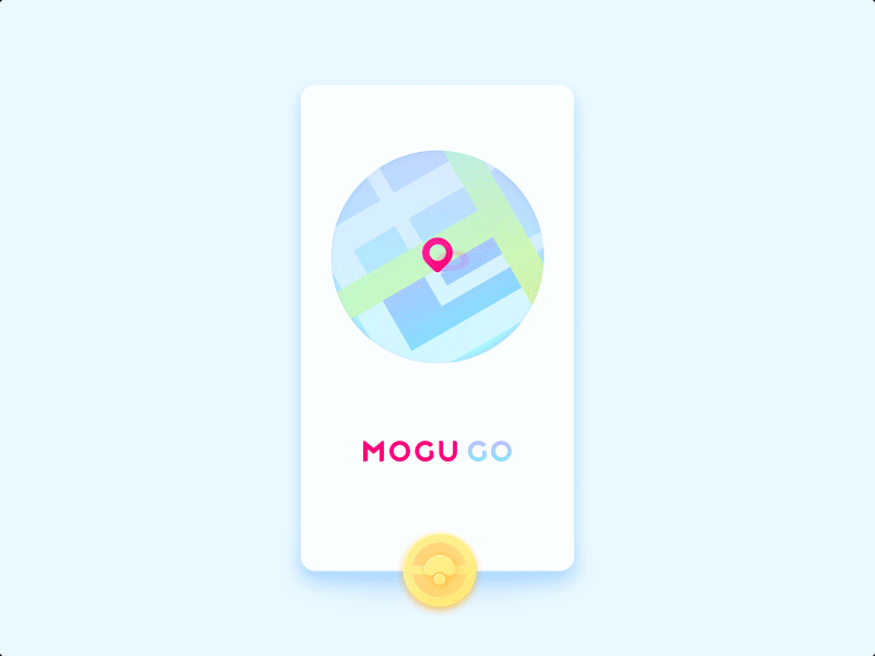 MOGU GO animate coin game gif pokemon go shopping