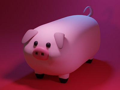 Waddles 3d 3ddesign animation art blender branding design graphic design logo motion graphics ui