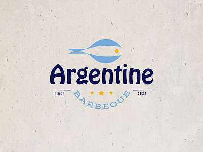 Creative barbeque logo | retro barbeque logo
