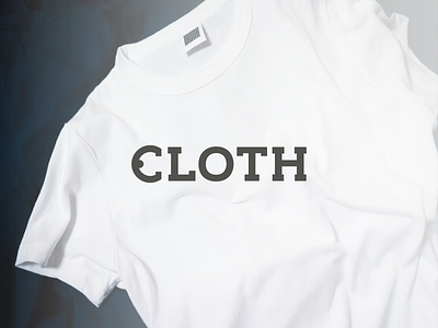 Cloth wordmark logo | cloth logo