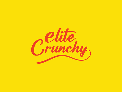 Elite Crunchy logo app logo branding cafe crypto design food geomatric logo logo design logo maker logo trend 2022 logomark logotype minimalist modern restaurant saas typography vector wordmark
